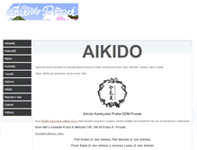 Tablet Screenshot of aikidoprosek.cz